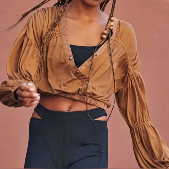 Free People~Banyan Tree Brown~Dakota Crop - Picture 10 of 10